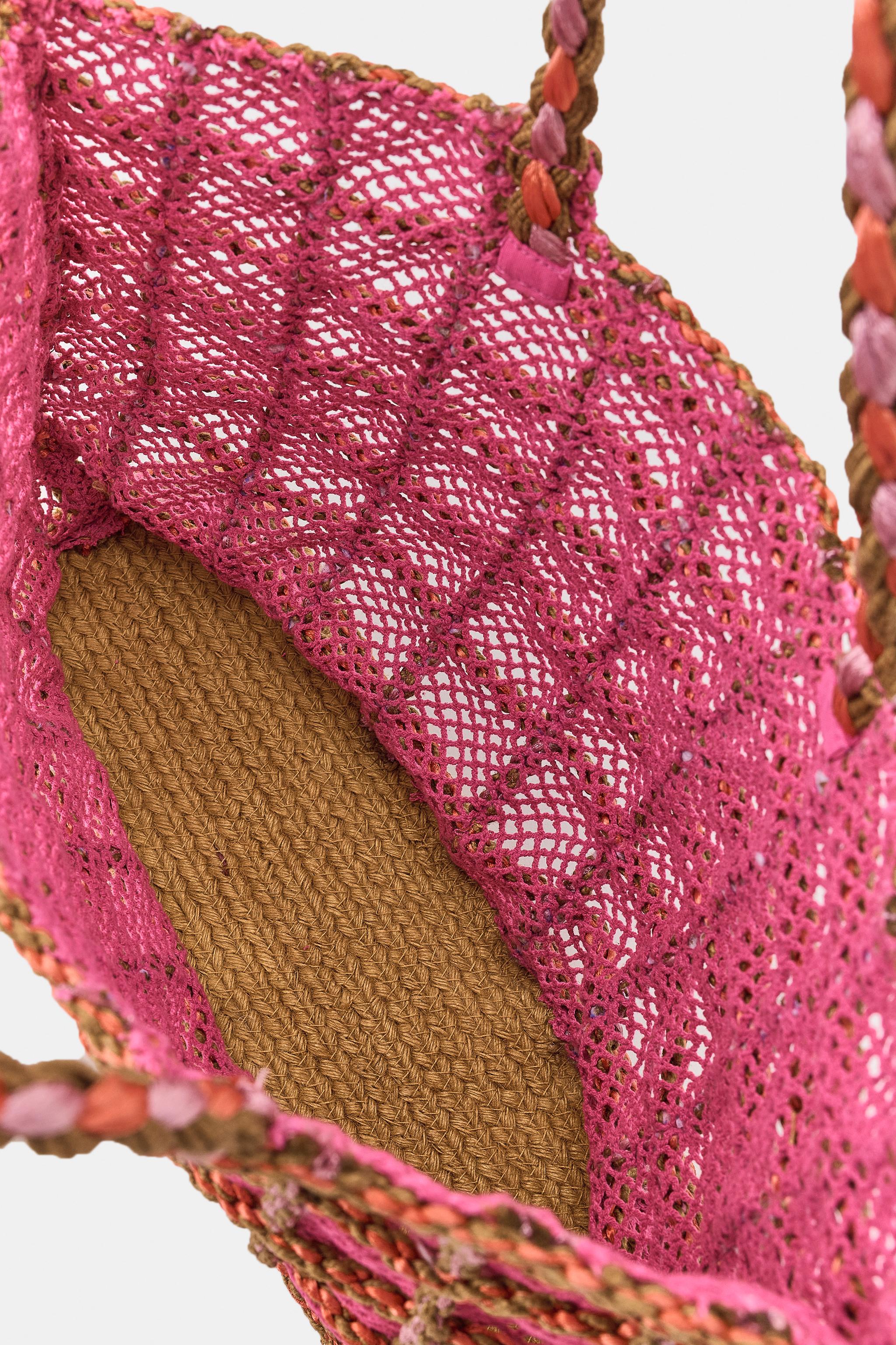 COMBINATION WOVEN MAXI BAG